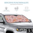 thumbnail image 3 of Fuzoiu Beautiful Fox Print Car Windshield Sunshade,Foldable Reflective Sun Visor,Windshield Sun Shade,UV Rays Sun Visor Shade,Auto Front Sun Shield Shade-Medium, 3 of 8