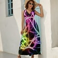 thumbnail image 7 of Fibre Optic Sleeveless Dress Women's clothing cocktail dresses birthday dresses for women, 7 of 7