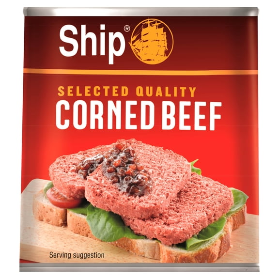 Ship Corned Beef 340G, Imported from Britain