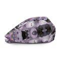 thumbnail image 2 of FUIALDOLG Polyester Flat Cap for Shopping Camping Travel, Lightweight Sun Shade Beret Hat, Halloween Black Cat Ghost, 2 of 4