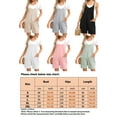 thumbnail image 2 of Frontwalk Women Jumpsuits Wide Leg Playsuit Sleeveless Romper Holiday Loose Shorts One Piece Bodysuit Black M, 2 of 3