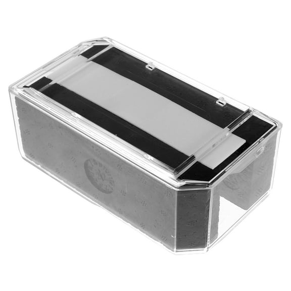 OUNONA Transparent Wristwatch Box Single Grid Travel Case Jewelry Display Box Plastic Watch Storage Organizer For Travel And Home