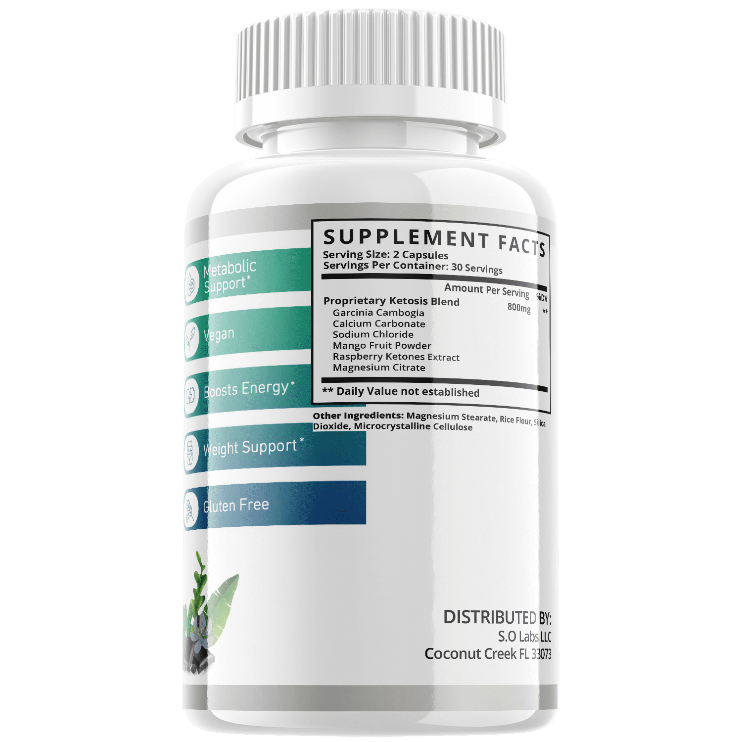 (5 Pack) Lean Bliss - Keto Weight Loss Formula - Energy & Focus Boosting Dietary Supplements for Weight Management & Metabolism - Advanced Fat Burn Raspberry Ketones Pills - 300 Capsules
