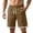 Coffee, variant on Mens Workout Shorts Big and Tall Relaxed Fit Knee Length Drawstring Beach Shorts Camping Hiking Athletic Work Shorts with Zipper Pockets