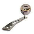 thumbnail image 2 of Fishing Reel Rocker, Easy To Install Labor Saving Baitcasting Reel Handle 32mm/1.26in  for Baitcasting DSH019 Black Gold,DSH019 Matte Black,Silver Black, 2 of 8