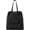 Black, variant on Lightweight Nylon Shoulder Tote Bag for Women Large Purse Color Blocking Top Handle Handbag with Drawstring