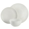 thumbnail image 4 of Gibson Elite Alemany 18 Piece Embossed Dinnerware Set - White, 4 of 6