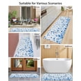 thumbnail image 4 of Polka Dot Theme Front Door Mat Watercolor Gradient Navy Blue Welcome Doormat Indoor Outdoor Entrance Floor Mat Non-Slip Washable Runner Rug for Front Porch Decor 18x60 Inch, 4 of 6