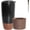 Black, variant on Ceramic Travel Coffee Cup with Lid, 21 oz, Portable Coffee Mug for Cup Holder, Microwave and Dishwasher Safe, Reactive (Grey)