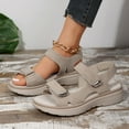 thumbnail image 4 of FhgihG Orthofeet Slippers For Women Sandals With Arch Support Comfortable Sandals Women Flip Flops Dressy Summer Wedge Shoes, 4 of 6