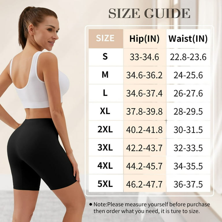 Slip Shorts for Women Stretch High Waisted Yoga Bike Shorts Comfort  Seamless Underwear Slimming Shapewear Shorts