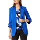 thumbnail image 1 of Chaqueta Nine West con parte delantera abierta para mujer azul grande, 1 of 1