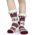thumbnail image 6 of Monebena Slipper Socks for Women with Gripper - Winter Non Slip Thick Fuzzy Socks - Warm Cozy Christmas Gift, 6 of 15