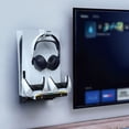 thumbnail image 2 of Support Mural Multifonction pour Console PlayStation Slim avec Station de Recharge pour Manettes, 2 of 9