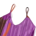 thumbnail image 5 of nvzhuang Women Slip Dress, Spaghetti Straps Backless Tie-dye Print/Cocktail Dress Summer Long Dress, 5 of 7