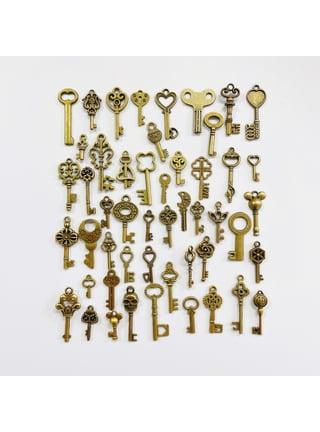 69pcs/Set Vintage Keys Lot Antique Furniture Cabinet Old Lock Key Pendant  Charms