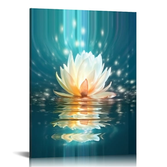 COMIO Turquoise Decor for Bedroom Bathroom Abstract Picture Print Painting,Framed Artwork for Living Room,Office