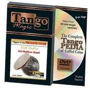 Flipper Coin Pro Elastic System (Half Dollar DVD w/Gimmick)(D0089) by Tango