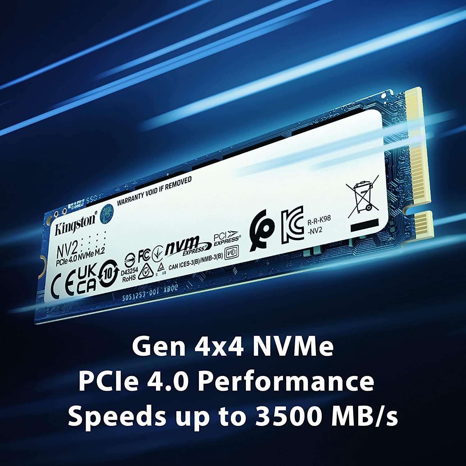 Kingston NV2 1TB M.2 2280 NVMe Internal SSD | PCIe 4.0 Gen