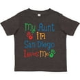 thumbnail image 3 of Inktastic My Aunt in San Diego Loves Me Boys or Girls Toddler T-Shirt, 3 of 5