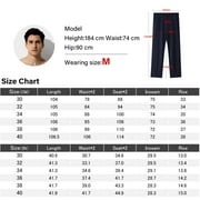 Mens Stretch Dress Pants Flat Front Business Casual Pants Classic Fit Lightweight, Navy Blue