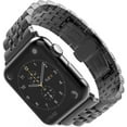 thumbnail image 2 of BAMAIA Compatible avec Bracelet Apple Watch, Bracelet de Remplacement en Métal Inoxydable Solide, Adapté pour Apple Watch3 (Ls 42mm Noir), 2 of 4