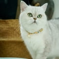 thumbnail image 4 of DEBGFS 2 Pack Cotton Breakaway Cat Collars with Bell,Multicolour, 4 of 5