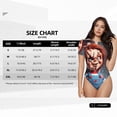 thumbnail image 6 of Lsque Chucky Women's Crew Neck Short Sleeve Bodysuit Basic T Shirts Tops Onesie Adult Cute Pajama-Small, 6 of 8