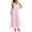 Pink, variant on PRETTYGARDEN Womens Summer Casual Maxi Dresses Striped Square Neck Sleeveless Boho Flowy Sundress Beach Vacation Clothes