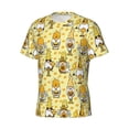 thumbnail image 5 of Qekee Garden Honeybee Gnomes Classic Fit T-Shirt Men's Shirt Men's Tight Short Sleeves for Exercise, Running, Mountaineering - Garden Honeybee Gnomes, 5 of 9