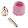 thumbnail image 4 of 20 piezas de taza de boquillas consumibles de antorcha cortadora de -60 / SG55 Cola Boquilla de electrodo cortador de plasma, 4 of 7