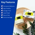 thumbnail image 3 of Avery Printable Rectangle Labels, Neon Yellow, 1" x 2.5", 960ct, 3 of 11