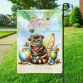 thumbnail image 3 of Manx Hello Summer with Sunglasses and Surfboard Tropical Vibes Garden Flag 12x18in Double Sided Cat Lover Kitten Owner Gifts Outdoor Decor - 00007, 3 of 5