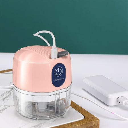 

2023 Summer Home and Kitchen Gadgets Savings Clearance! WJSXC Electric Mini Garlic Chopper Garlic Masher Garlic Press Mincer Pepper Chili Vegetable Meat Grinder Food Processor Mincer Mixer 100ML Pink