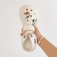 thumbnail image 4 of Women Hole Shoes Summer Couple EVA Sandals Girl Beach Shoes Home Slippers Summer Wading Sneaker Men and Women Sandals Slippers, 4 of 6