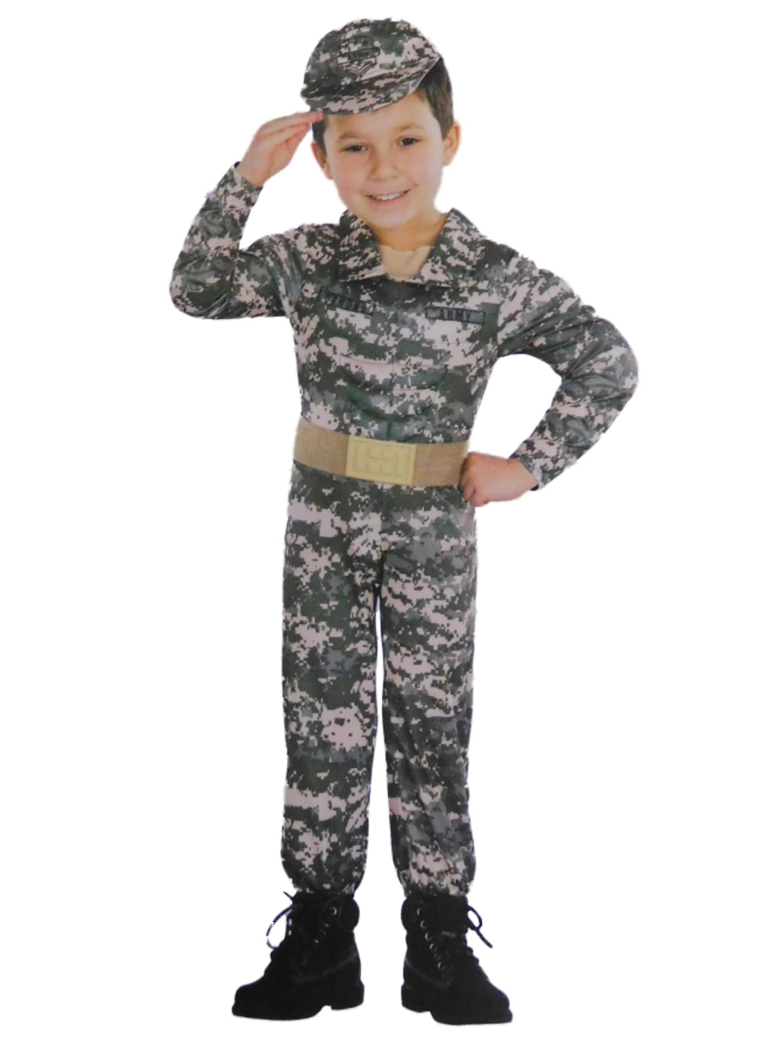 LONG TIE FANCY DRESS MENS SCHOOL BOY DOLLAR ARMY SMART COSTUME 