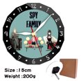 thumbnail image 2 of Reloj de pared Spys Family Anime, silencioso, no hace tictac, 30 cm, 2 of 2