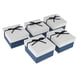 thumbnail image 5 of Paquete de 5 caj papel para joyas, cuerda con nudo y almohada negra Blanco azul Hugo Almacenamiento de joyería con almohada, 5 of 9