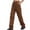 Brown, variant on Cargo Pants Women Women Solid Pants Hippie Punk Trousers Streetwear Jogger Pocket Loose Overalls Long Pants
