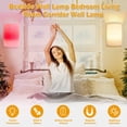 thumbnail image 2 of Amerteer Rechargeable Battery Wall Sconces Fabric Shade Remote Control, 2 of 8