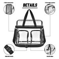 thumbnail image 6 of Clear Bags Clear Bag for Stadium Events Clear Concert Bag Clear Crossbody Bag Clear Tote Bag Clear Purse Clear Backpacks for Stadium Events School Clear Lunch Bag for Women, 6 of 9