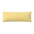 thumbnail image 2 of Picia Yellow Gingham Body Pillow Cover - Super Soft Microfiber 20x54 Body Pillow Case - Envelope Closure, Wrinkle, Stain Resistant Body Pillow Cover,Elegant Bedding, 2 of 8