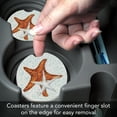 thumbnail image 3 of Thirstystone "Seas The Day Starfish" Single Coaster for Vehicle Cup Holder, 3 of 7
