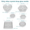 thumbnail image 2 of Kit de moldes de 6 piezas, moldes hexagonales, octogonales, circulares, en forma de corazón y cuadrados, para preservación de flores, sujetalibros, arte DIY, 2 of 7