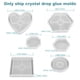 thumbnail image 2 of Kit de moldes de 6 piezas, hexagonales, octogonales, circulares, en forma de corazón y cuadrados, para sujetalibros de flores y manualidades de bricolaje, 2 of 7