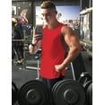 thumbnail image 5 of COOFANDY Mens Tank Tops Summer Sleeveless Gym Shirts Deep Cut off Tees Fitness Muscle Tee Workout Training Clothes for Men, 5 of 6