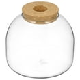 thumbnail image 2 of Glass Terrarium Jar with Wood Stopper Micro Landscape Container Hydroponic Plants Terrarium, 2 of 4