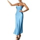 thumbnail image 2 of SAYOO Vestido de mujer casual, vestido de cintura sin mangas de color sólido SAYOO moda, 2 of 7