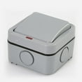 thumbnail image 4 of Mosiee 20A 88*88Mm Abs Ip66 Waterproof 1-Gang Outdoor Switch Weatherproof Junction Box Outdoor Switch Power Tools Parts, 4 of 9