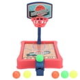 thumbnail image 2 of Mini juego de baloncesto de mesa, juguete interactivo para padres e hijos (rojo), 2 of 14